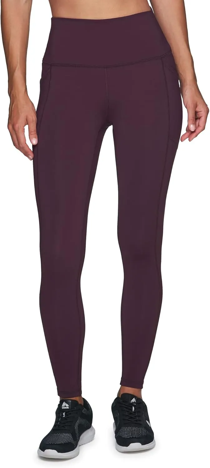 RBX Active High Waisted Squat Proof Workout Yoga Leggings with Pockets for Women