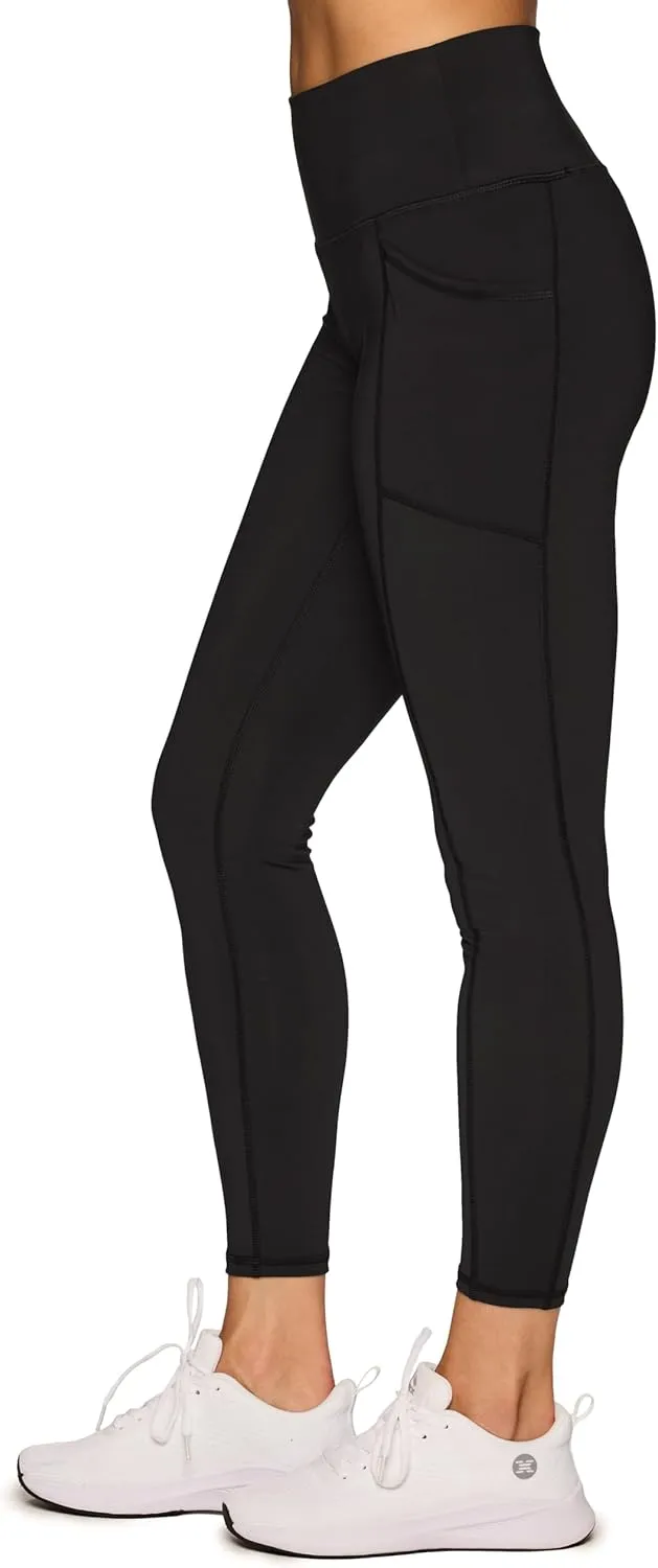 RBX Active High Waisted Squat Proof Workout Yoga Leggings with Pockets for Women