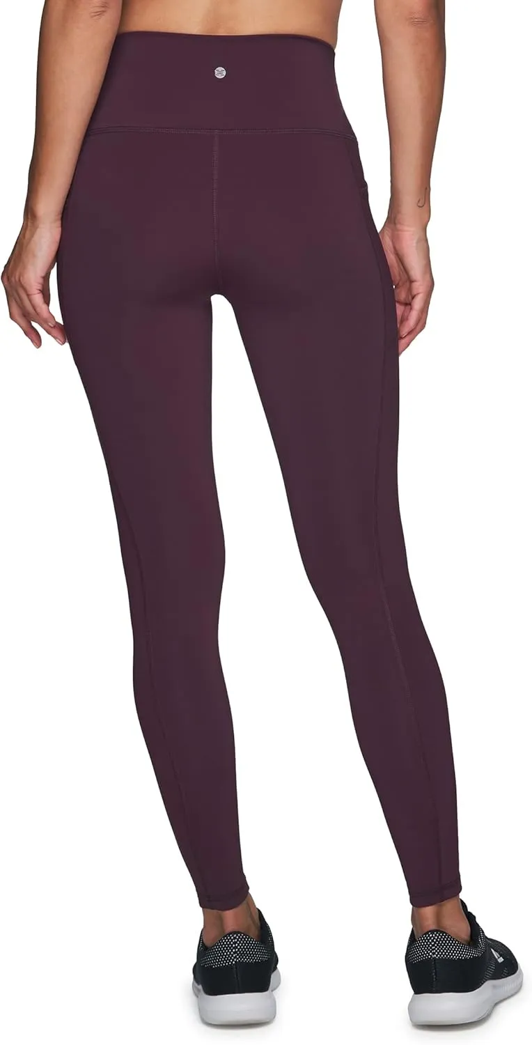 RBX Active High Waisted Squat Proof Workout Yoga Leggings with Pockets for Women