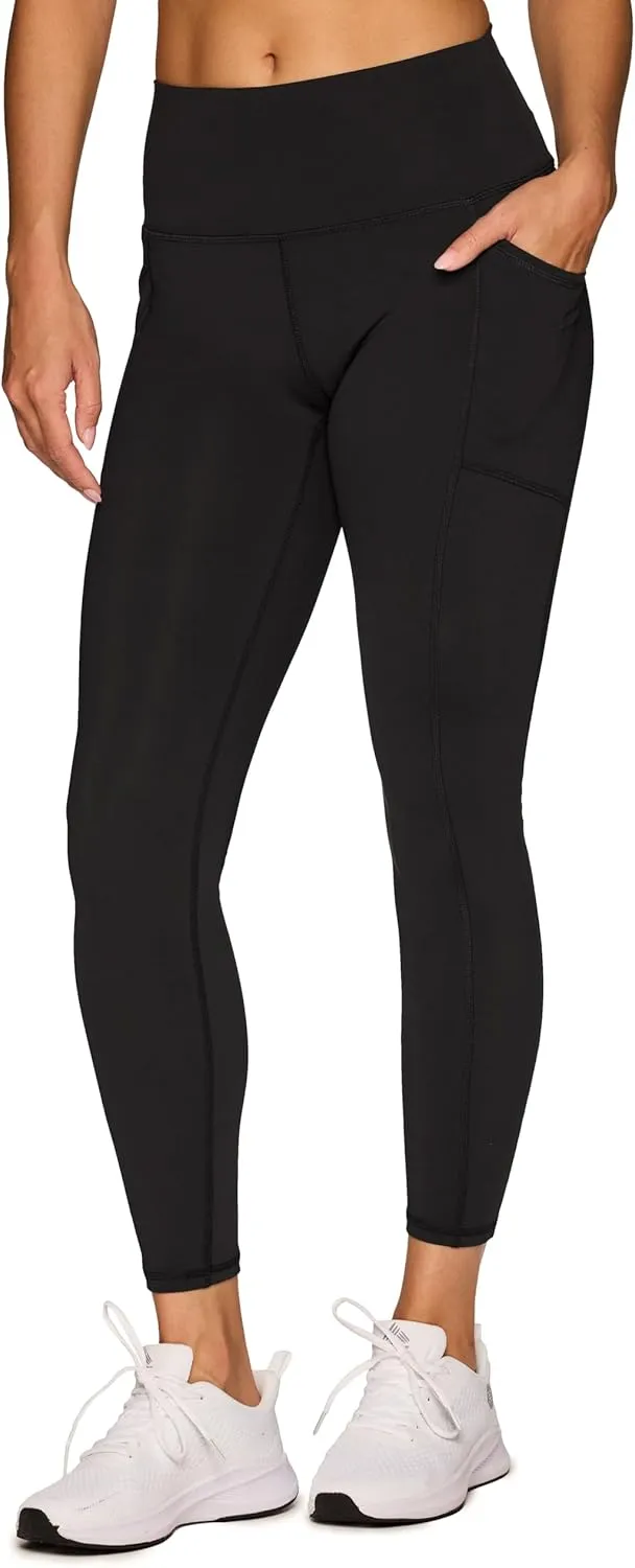 RBX Active High Waisted Squat Proof Workout Yoga Leggings with Pockets for Women