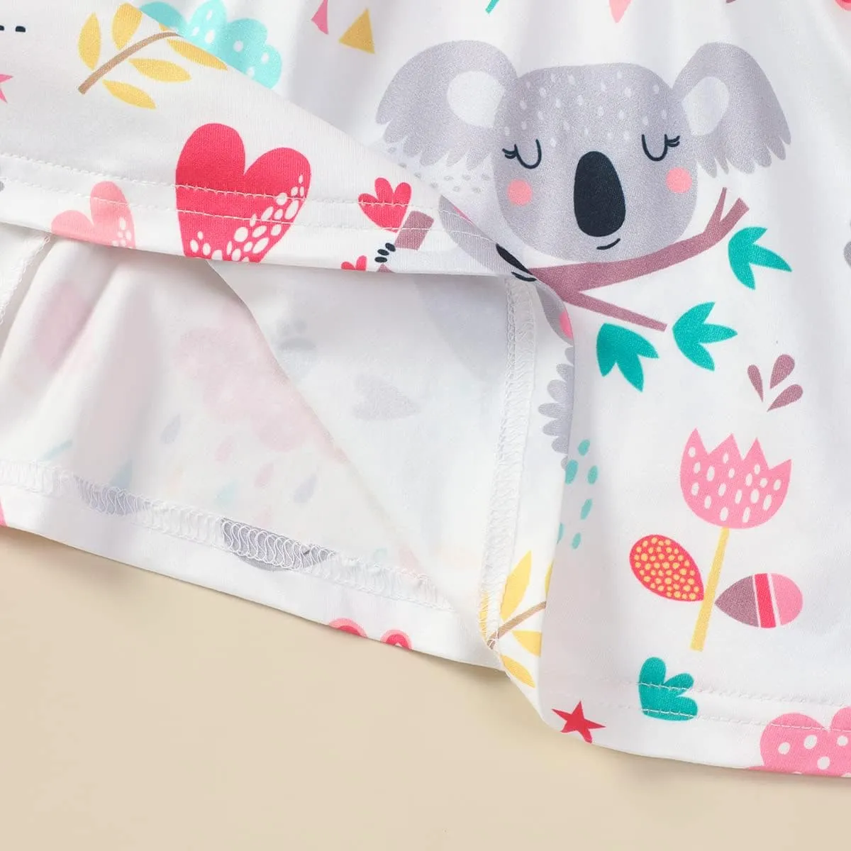 RETSUGO Little Girl A-Line Dresses Bowknot Dress for Baby Girls Casual Toddler Girl Dresses for Party Girl Dress 1-8 Years