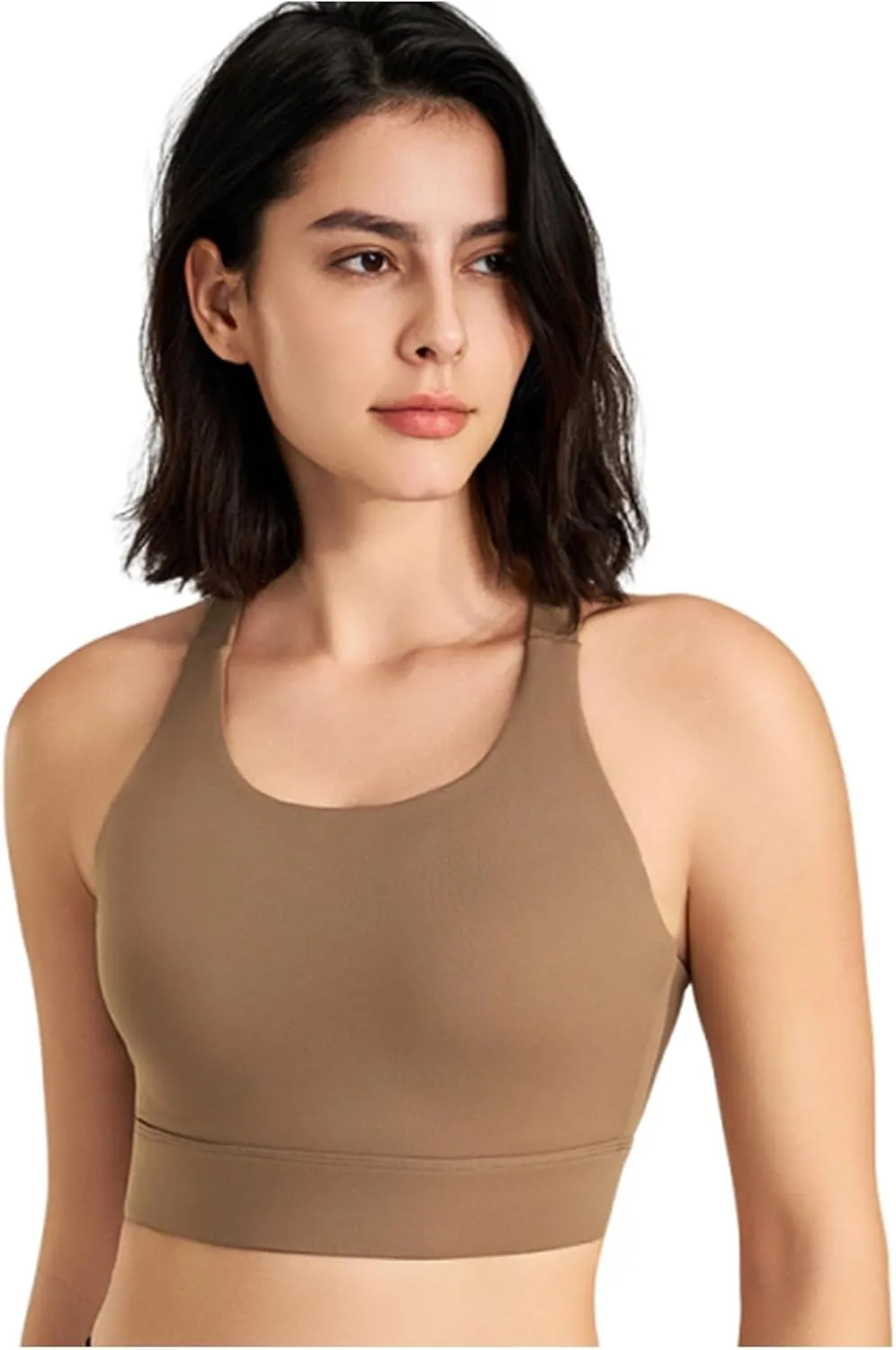 Sports Bras for Women Crisscross Back High Support Bralette Stretch Comfort Quick Dry Workout Yoga Gym Fitness Bras