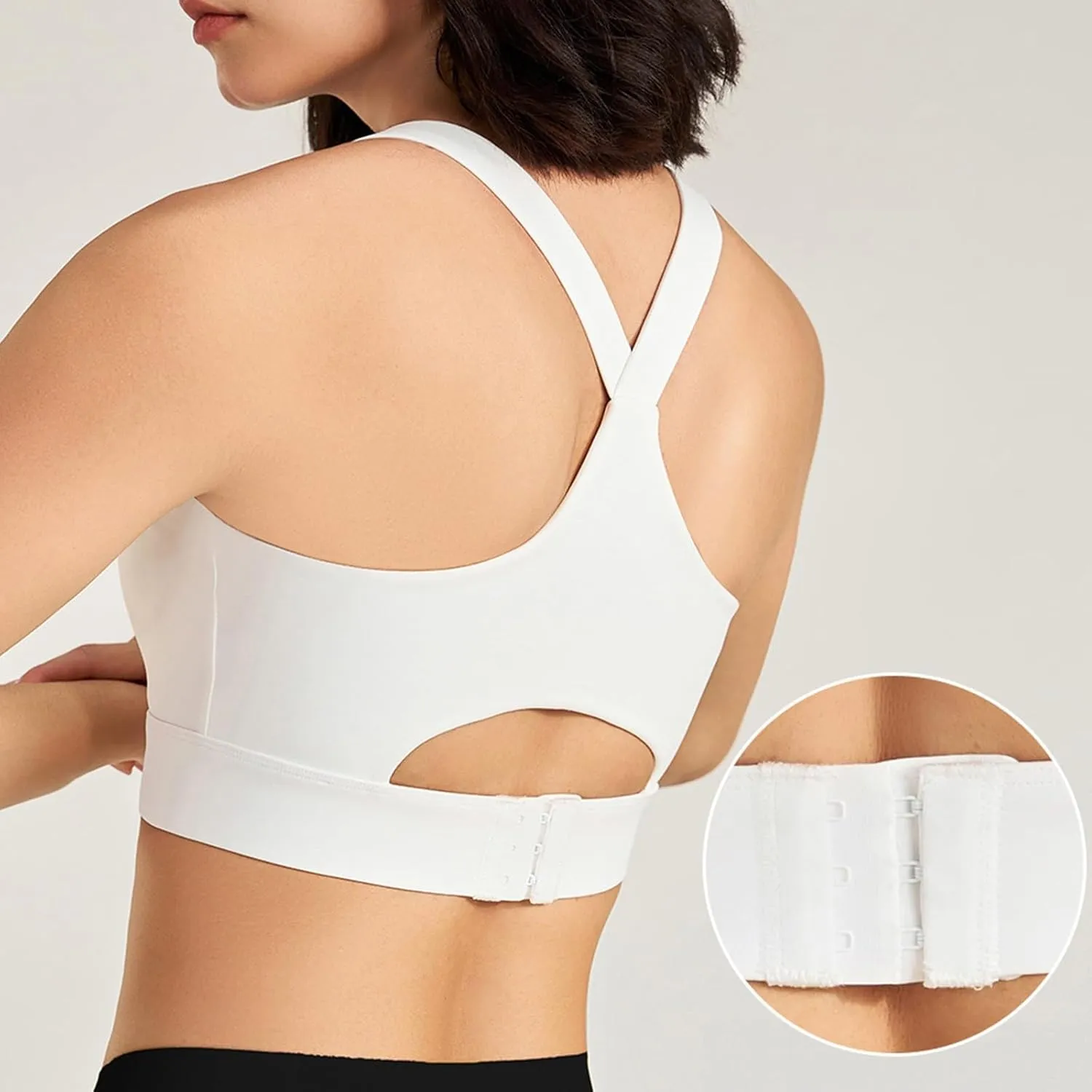 Sports Bras for Women Crisscross Back High Support Bralette Stretch Comfort Quick Dry Workout Yoga Gym Fitness Bras