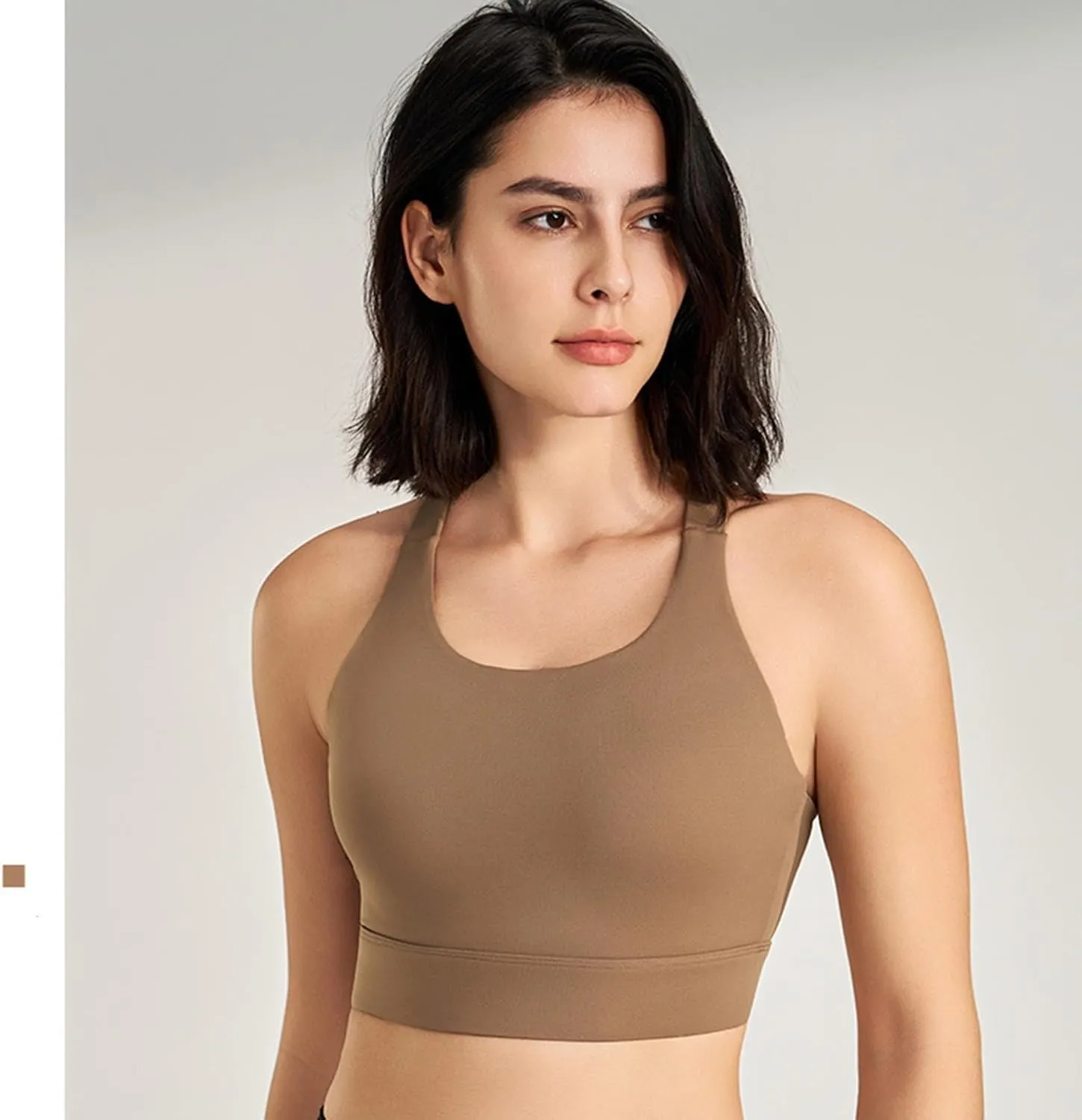 Sports Bras for Women Crisscross Back High Support Bralette Stretch Comfort Quick Dry Workout Yoga Gym Fitness Bras