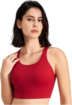 Sports Bras for Women Crisscross Back High Support Bralette Stretch Comfort Quick Dry Workout Yoga Gym Fitness Bras
