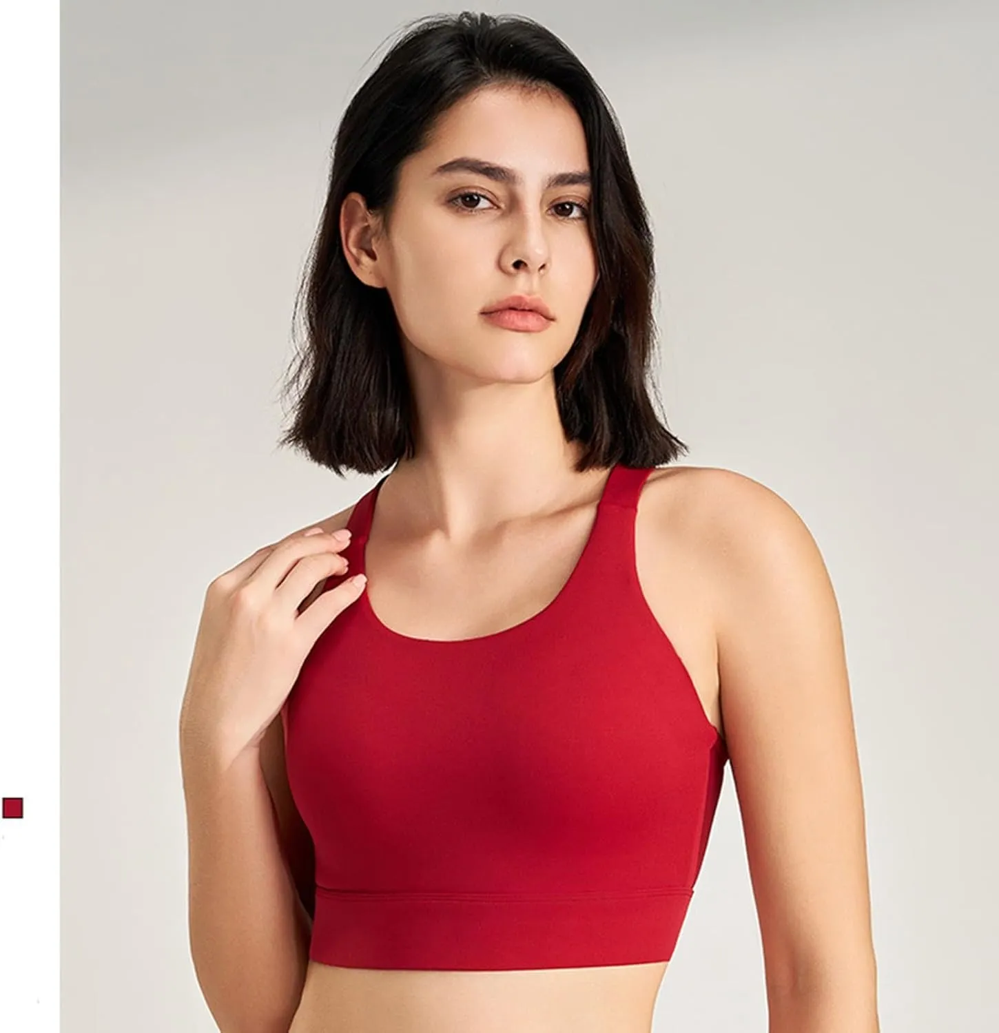 Sports Bras for Women Crisscross Back High Support Bralette Stretch Comfort Quick Dry Workout Yoga Gym Fitness Bras