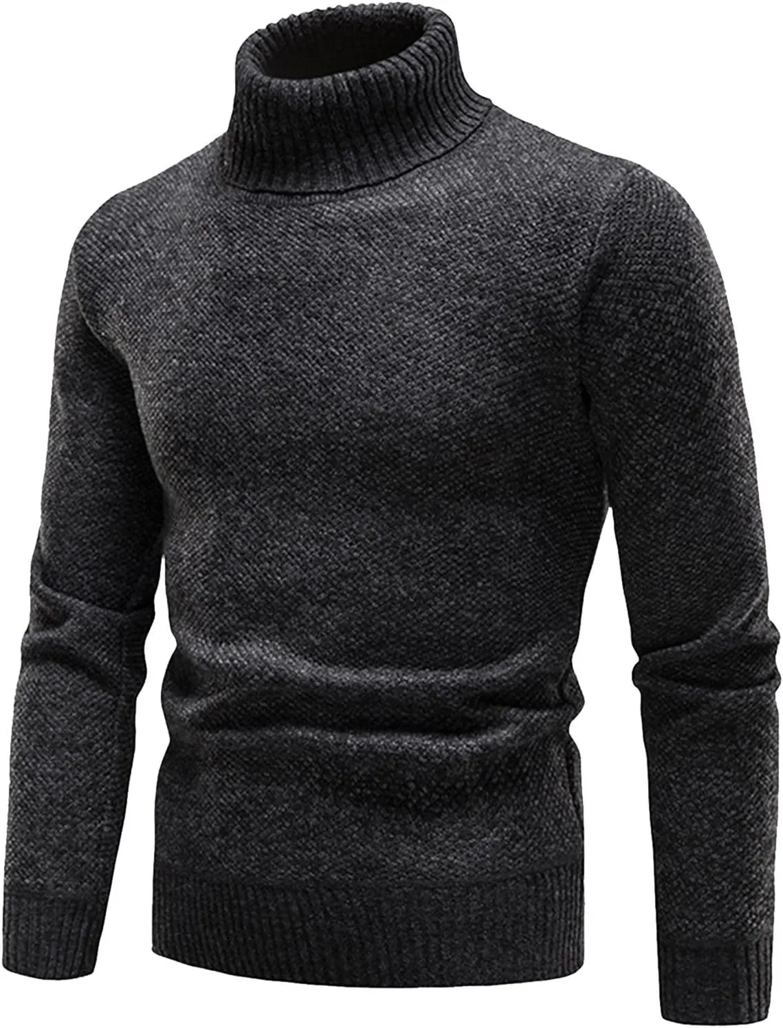 Sweaters for Men Men's Cardigan Sweaters Turtleneck Long Sleeve Knitted Big and Tall Slim Workout Cable Knit Fleece