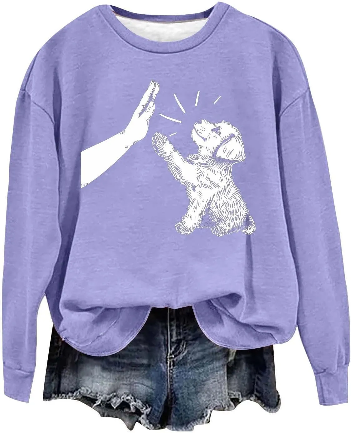 Sweatshirts for Teen Girls 2024 Fashion Crewneck Long Sleeve Sweater Pullover Casual Fleece Soft Cute Graphic Tops