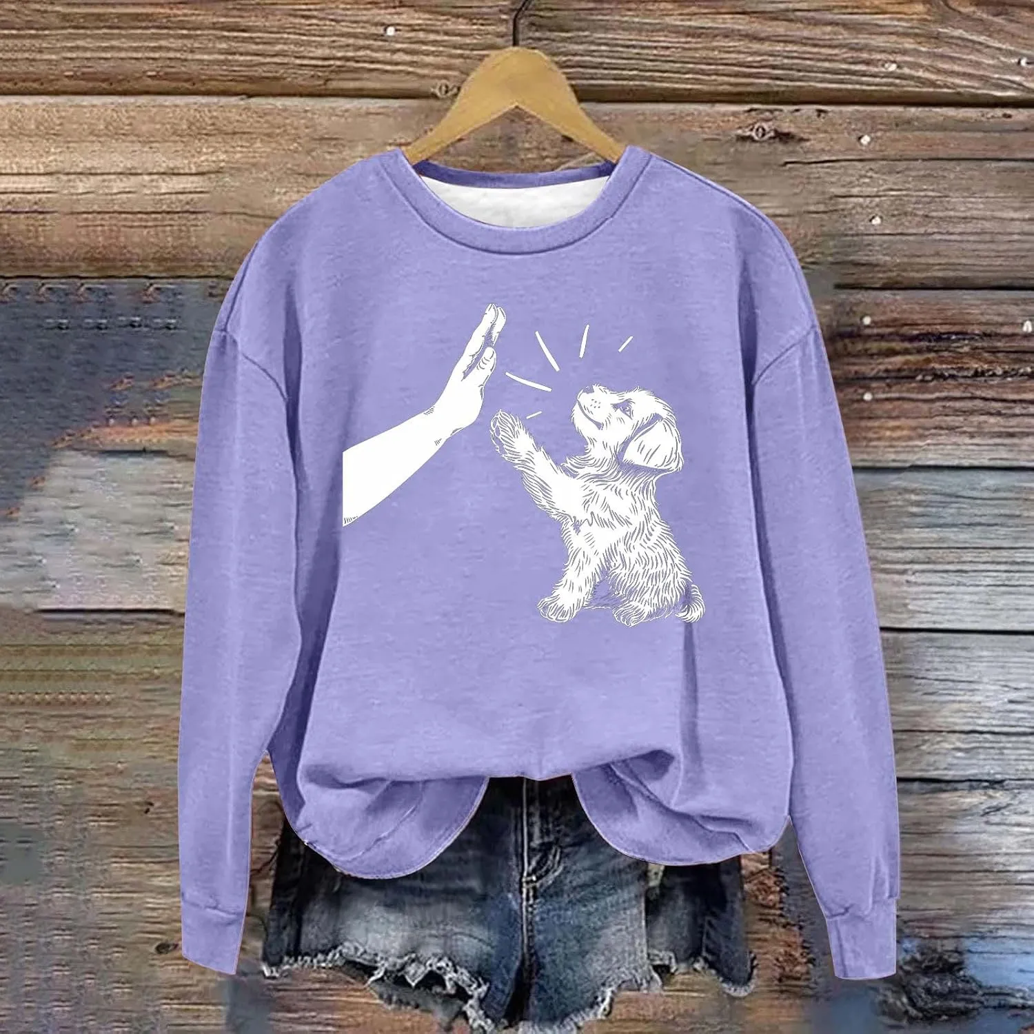 Sweatshirts for Teen Girls 2024 Fashion Crewneck Long Sleeve Sweater Pullover Casual Fleece Soft Cute Graphic Tops