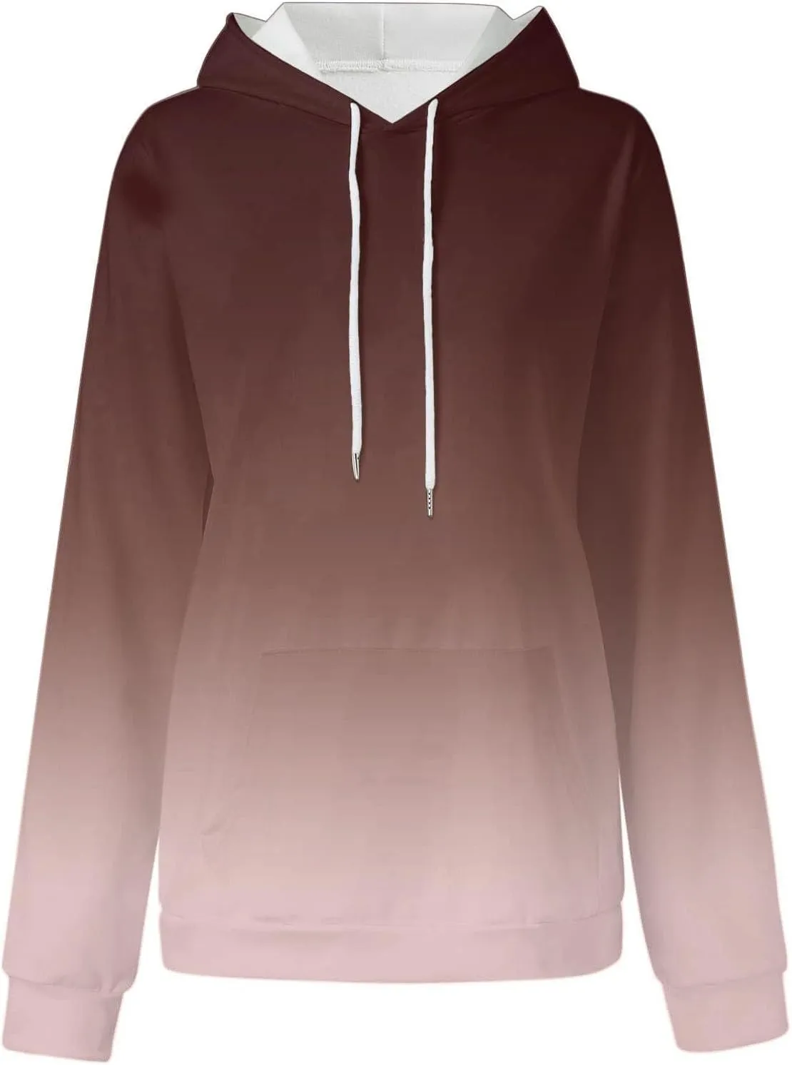 Tie-Dye Hoodies for Women Drawstring Sweatshirt Pullover Tops Oversized Casual Hooded Sweatshirt 2024 Trendy Sweater