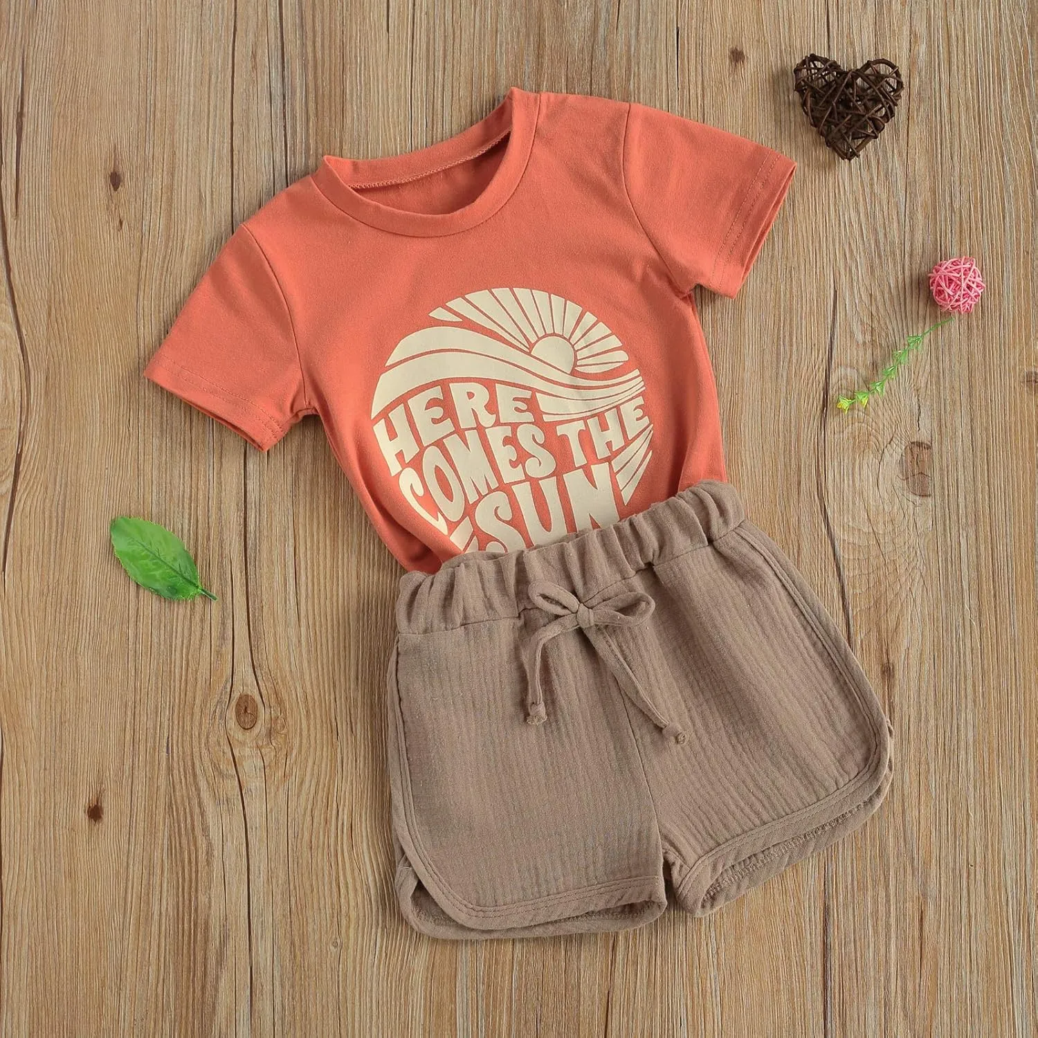 Toddler Baby Boy Summer Clothes Casual Sun Short Sleeve T Shirt Top and Shorts Bottoms Set 6 12 18 24M 2T 3T 4T