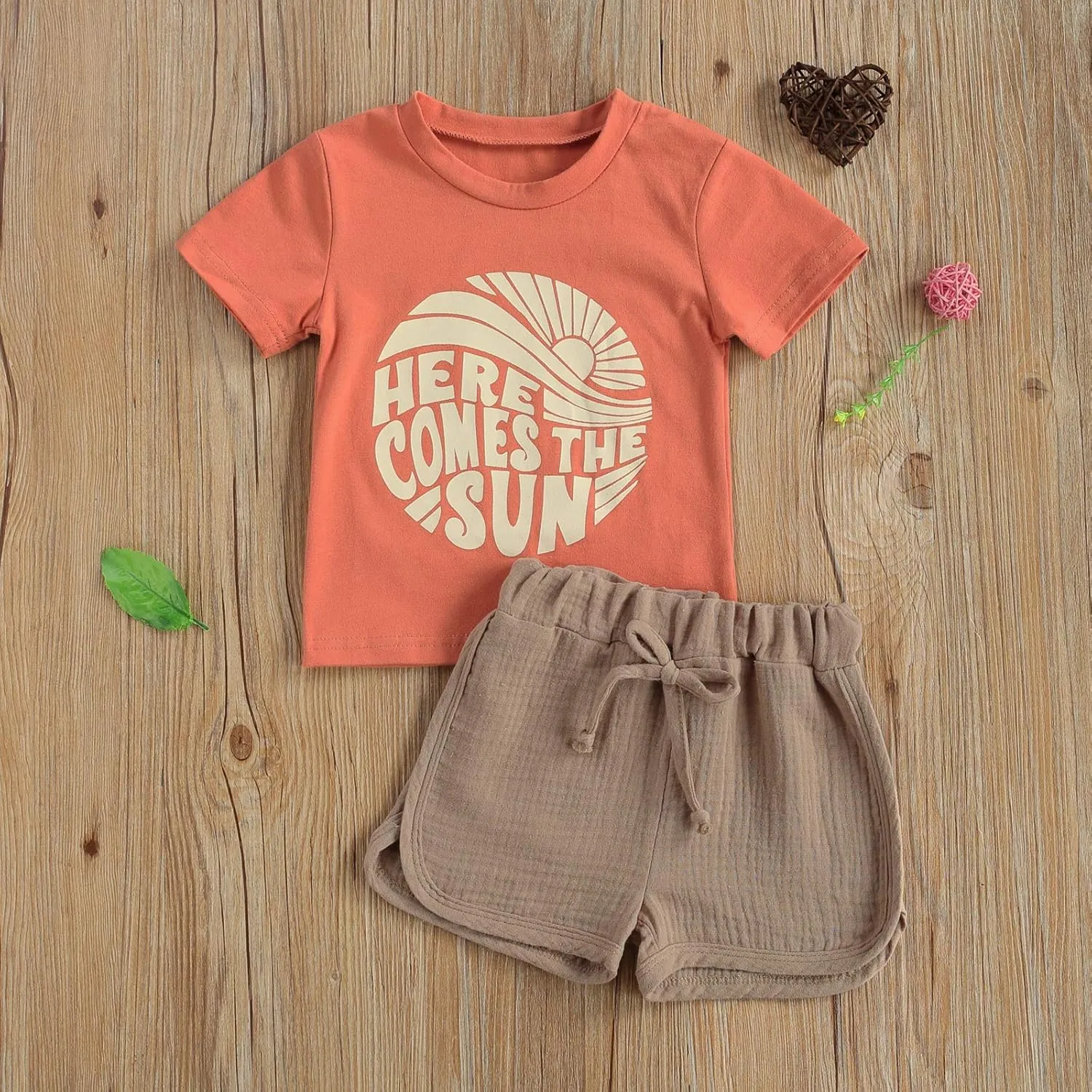 Toddler Baby Boy Summer Clothes Casual Sun Short Sleeve T Shirt Top and Shorts Bottoms Set 6 12 18 24M 2T 3T 4T