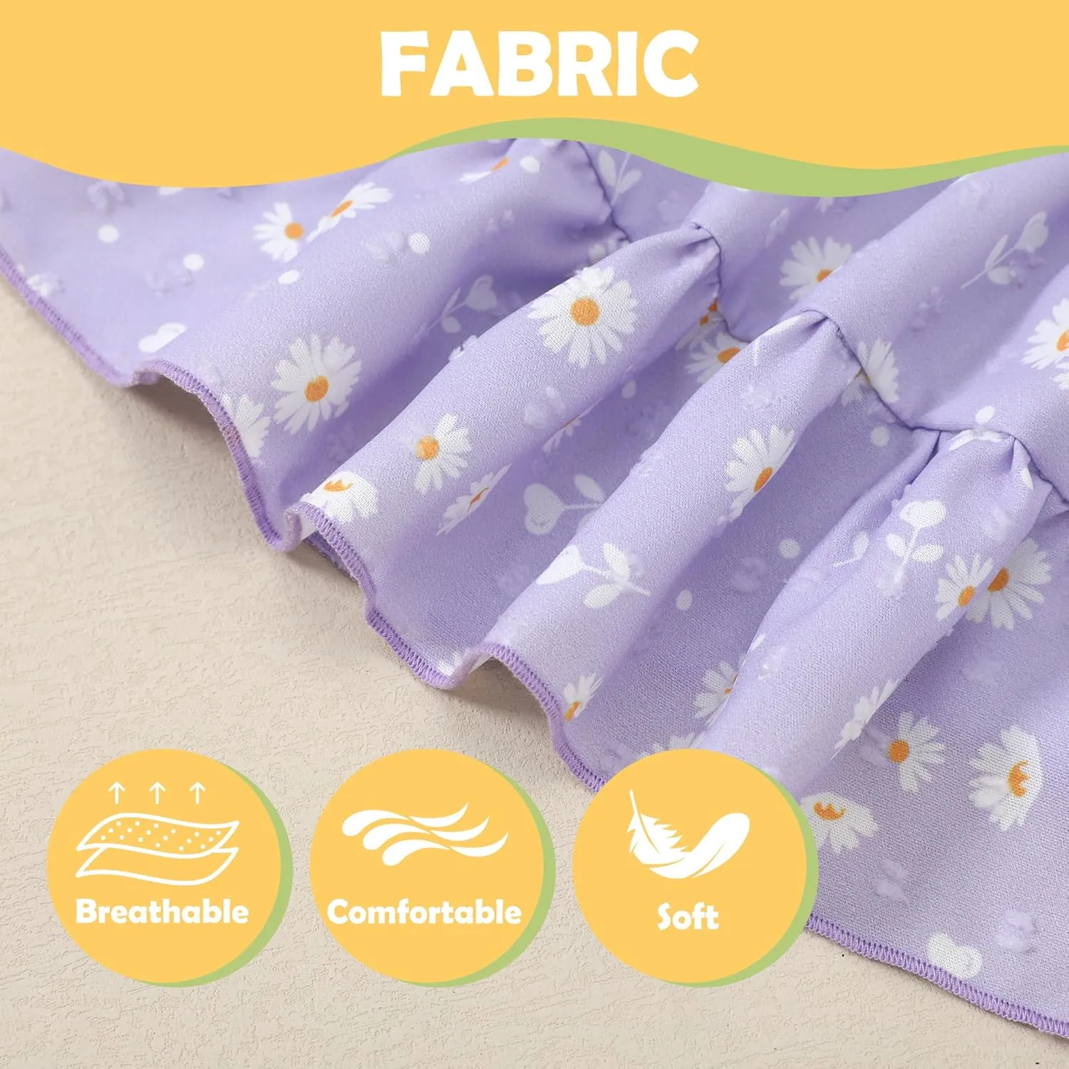 Toddler Girl Dress Summer Baby Girls Dresses 2025 Fly Sleeve Casual Floral Princess Toddler Dresses