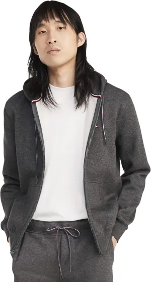 Tommy Hilfiger Men's Long Sleeve Fleece Zip Up Hoodie Sweatshirt