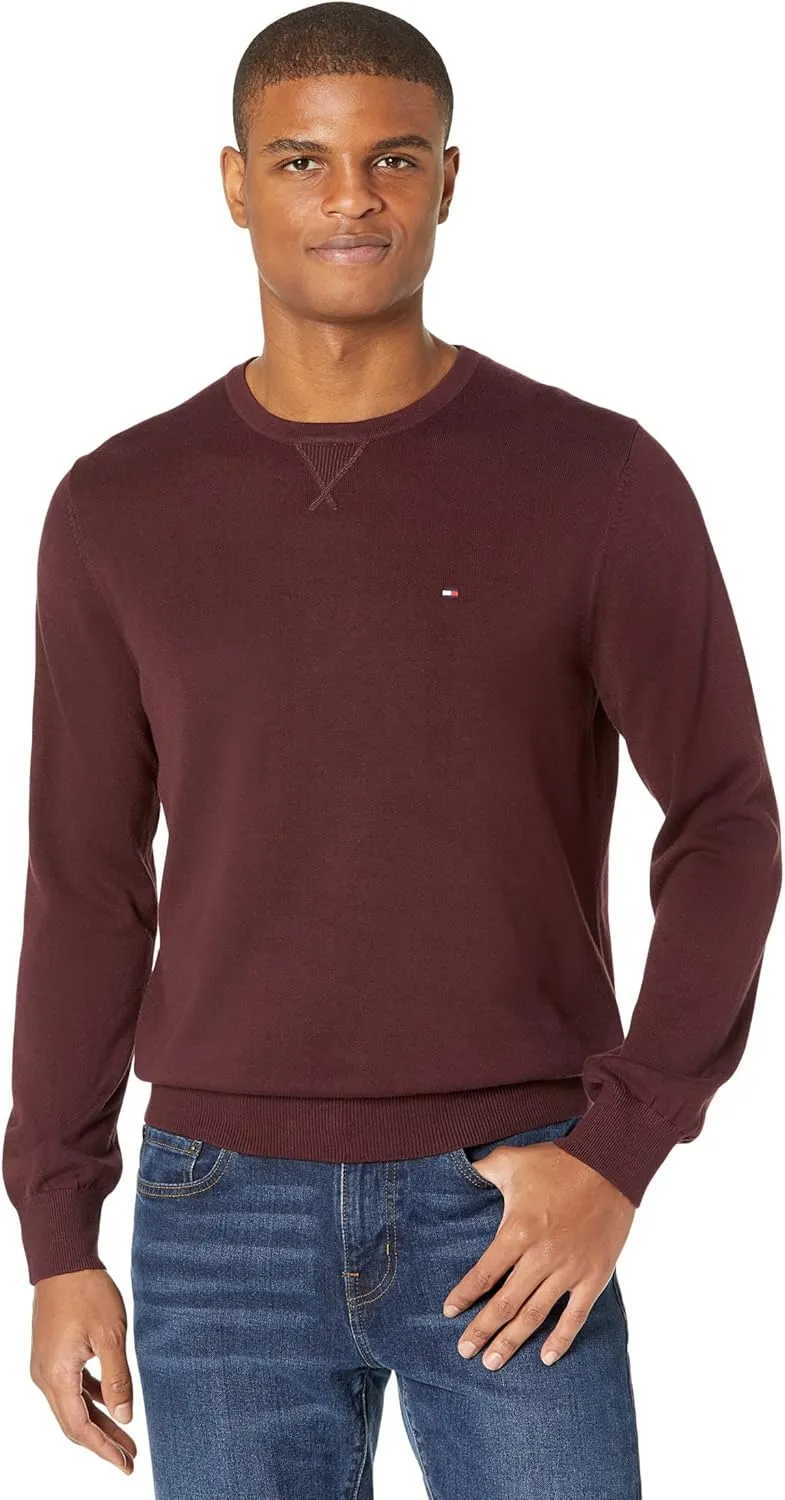 Tommy Hilfiger Men's Solid Crewneck Sweater