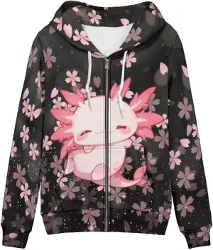 Upetstory Womens Zip Up Hoodie Jacket Fashion Sweatshirts