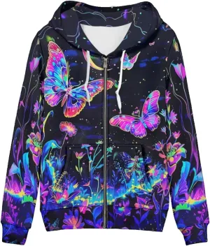 Upetstory Womens Zip Up Hoodie Jacket Fashion Sweatshirts