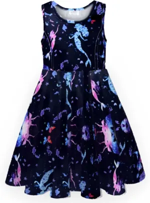 VIKITA Girls Dresses Sleeveless Summer Girls Clothes Sundress for Kids 2-12 Years