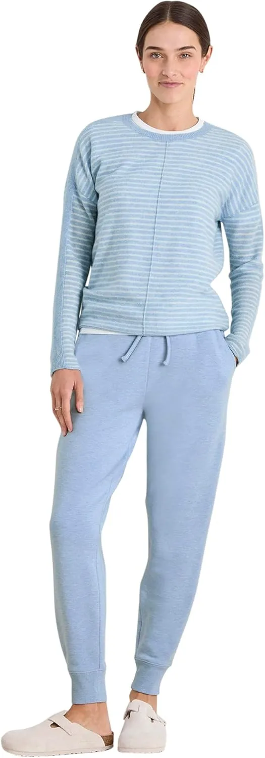 vineyard vines Women's Seaspun Cashmere Striped Crewneck Sweater