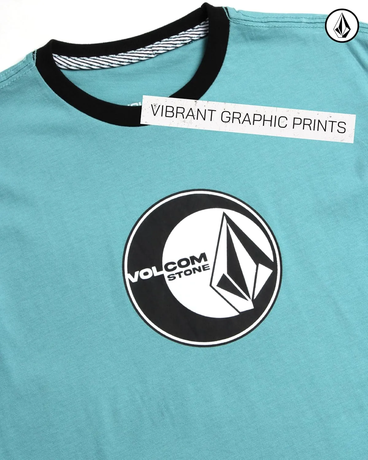 Volcom Boys T Shirt - Cotton Blend Short Sleeve Graphic Tees Casual Graphic T Shirts - Cool Shirts for Boys (Size 8-16)