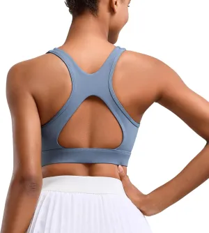 Vorcy High Impact Sports Bras for Women Running Bra Workout Bra U Back Sports Bra Scoop Neck Padded