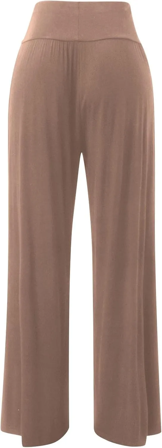 Wide Leg Yoga Pants for Women High Waist Sports Athletic Lounge Pants Casual Loose Cozy Sweatpants with Pockets