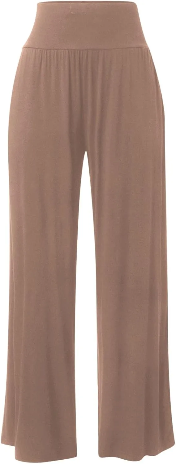 Wide Leg Yoga Pants for Women High Waist Sports Athletic Lounge Pants Casual Loose Cozy Sweatpants with Pockets