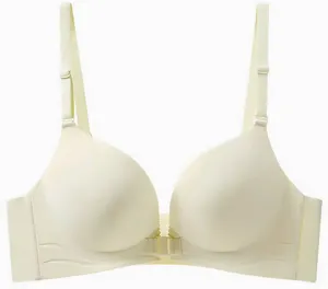 Women's Front Closure Wirefree Bras Soft Underwire Adjustable Straps Bra Full Coverage Push Up Lift Everyday Bralettes
