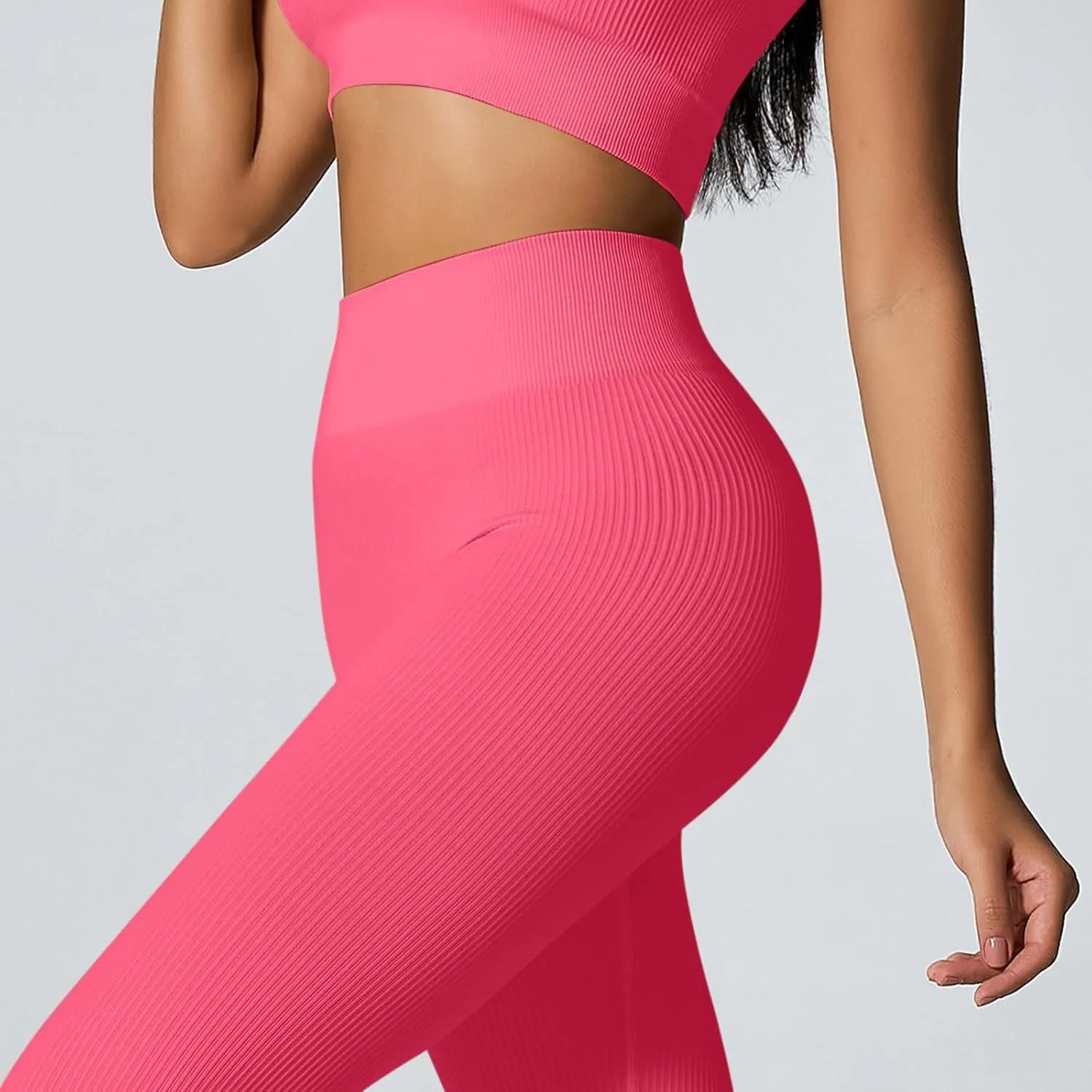 Women's High Waist Yoga Pants Butt Lifting Lounge Work Exercise Stretchy Yoga Leggings