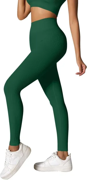 Women's High-Waisted Yoga Pants Butt Lifting Soft Lounge Active Stretchy Yoga Leggings