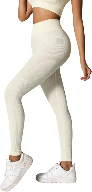 Women's High-Waisted Yoga Pants Butt Lifting Soft Lounge Active Stretchy Yoga Leggings