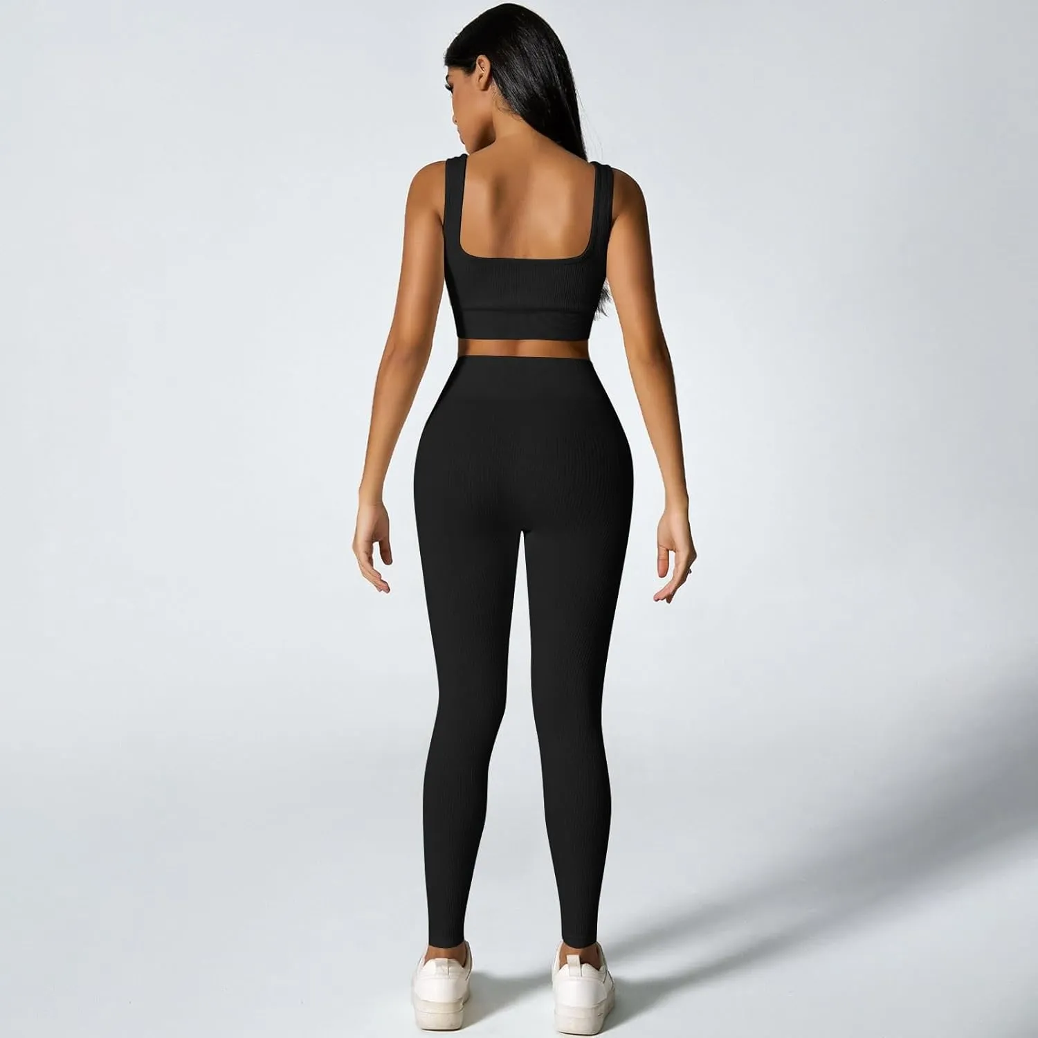 Women's High-Waisted Yoga Pants Butt Lifting Soft Lounge Active Stretchy Yoga Leggings
