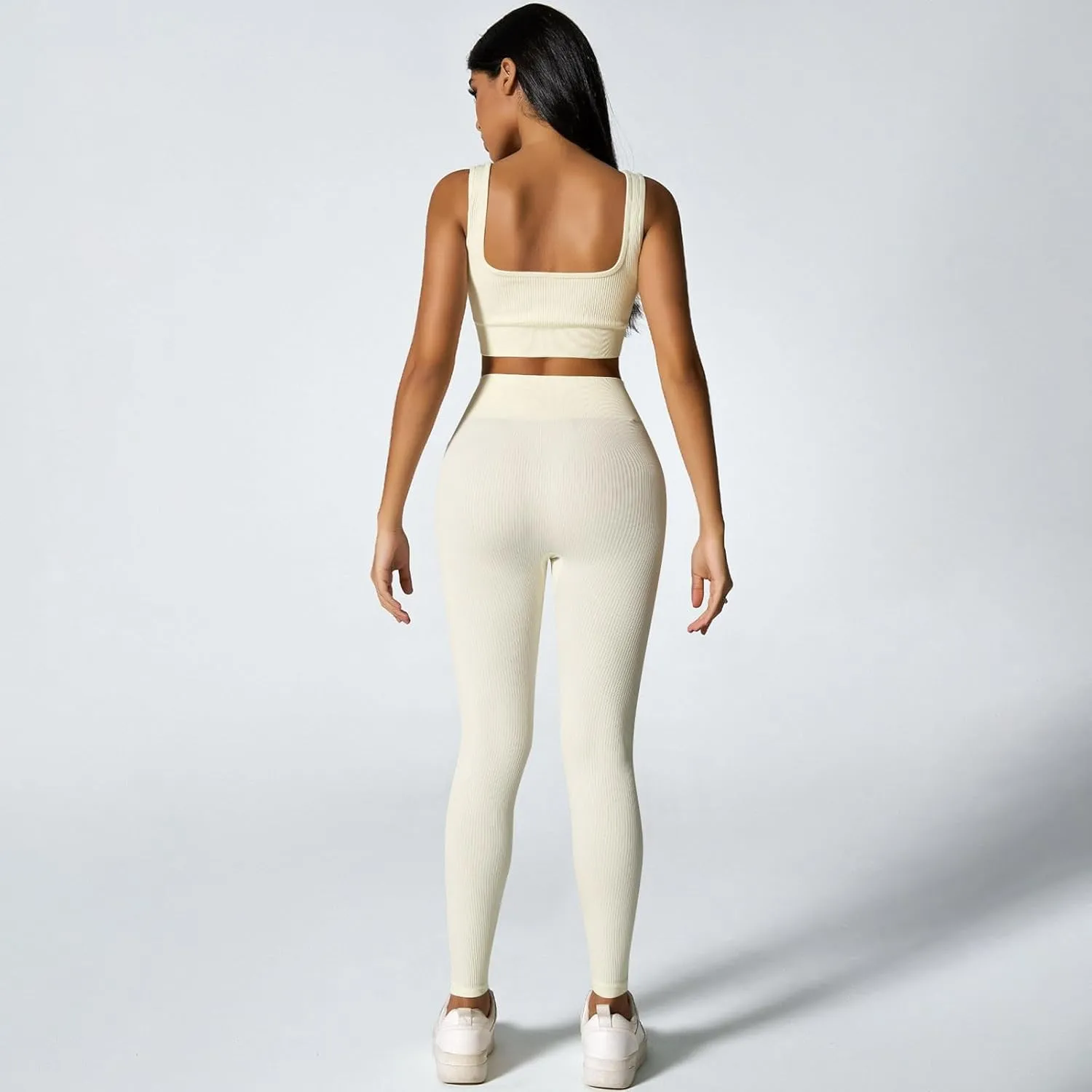 Women's High-Waisted Yoga Pants Butt Lifting Soft Lounge Active Stretchy Yoga Leggings