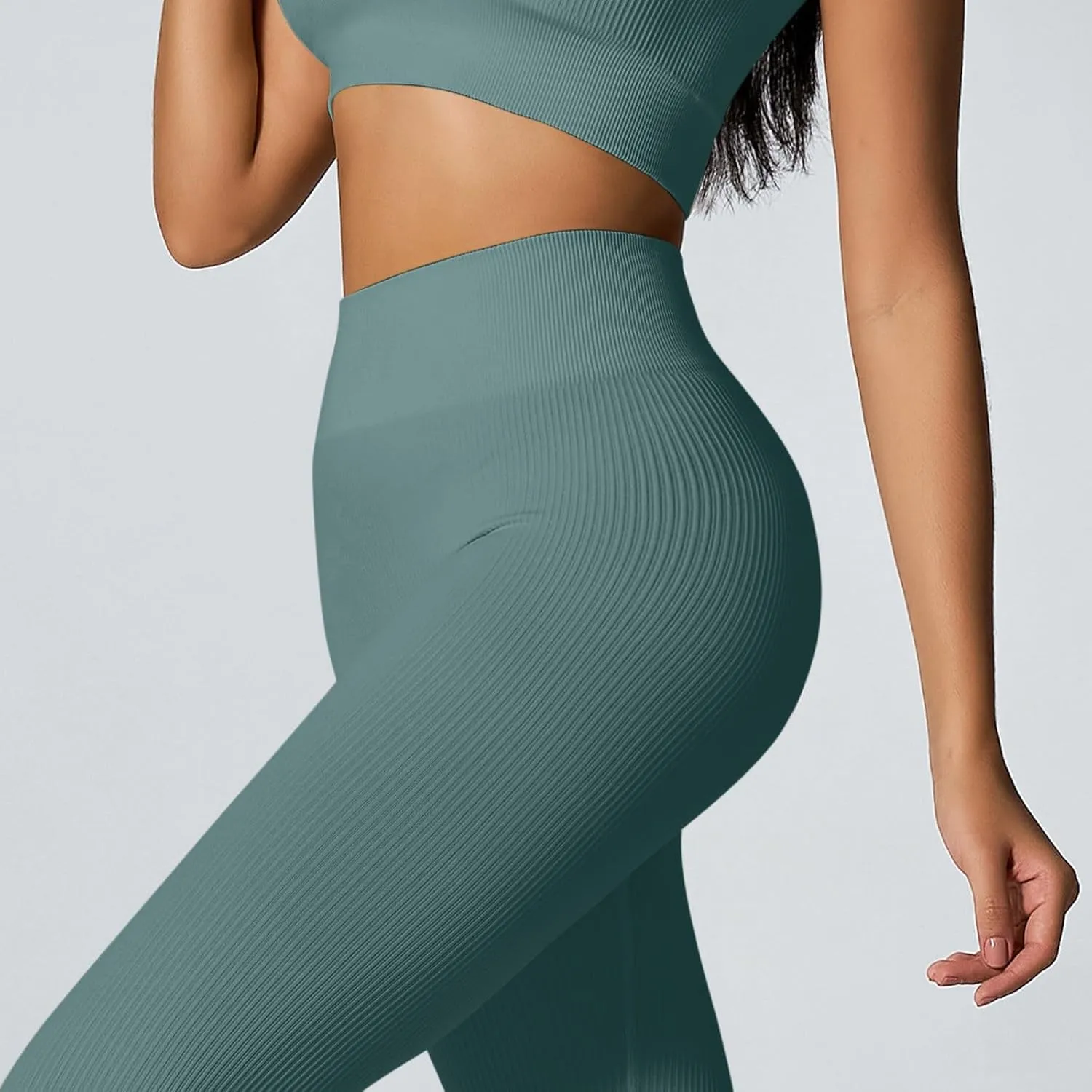 Women's High-Waisted Yoga Pants Butt Lifting Soft Lounge Active Stretchy Yoga Leggings
