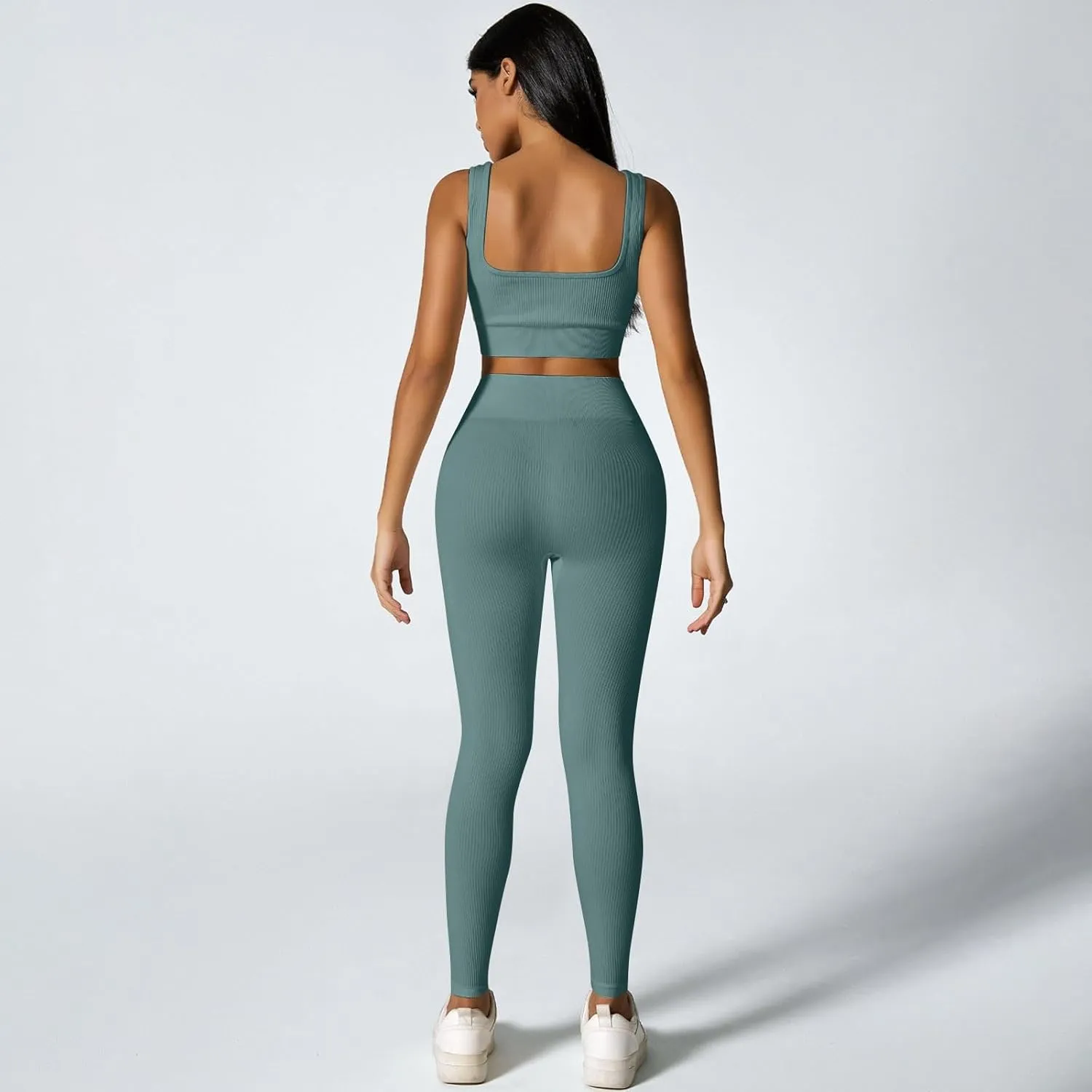 Women's High-Waisted Yoga Pants Butt Lifting Soft Lounge Active Stretchy Yoga Leggings