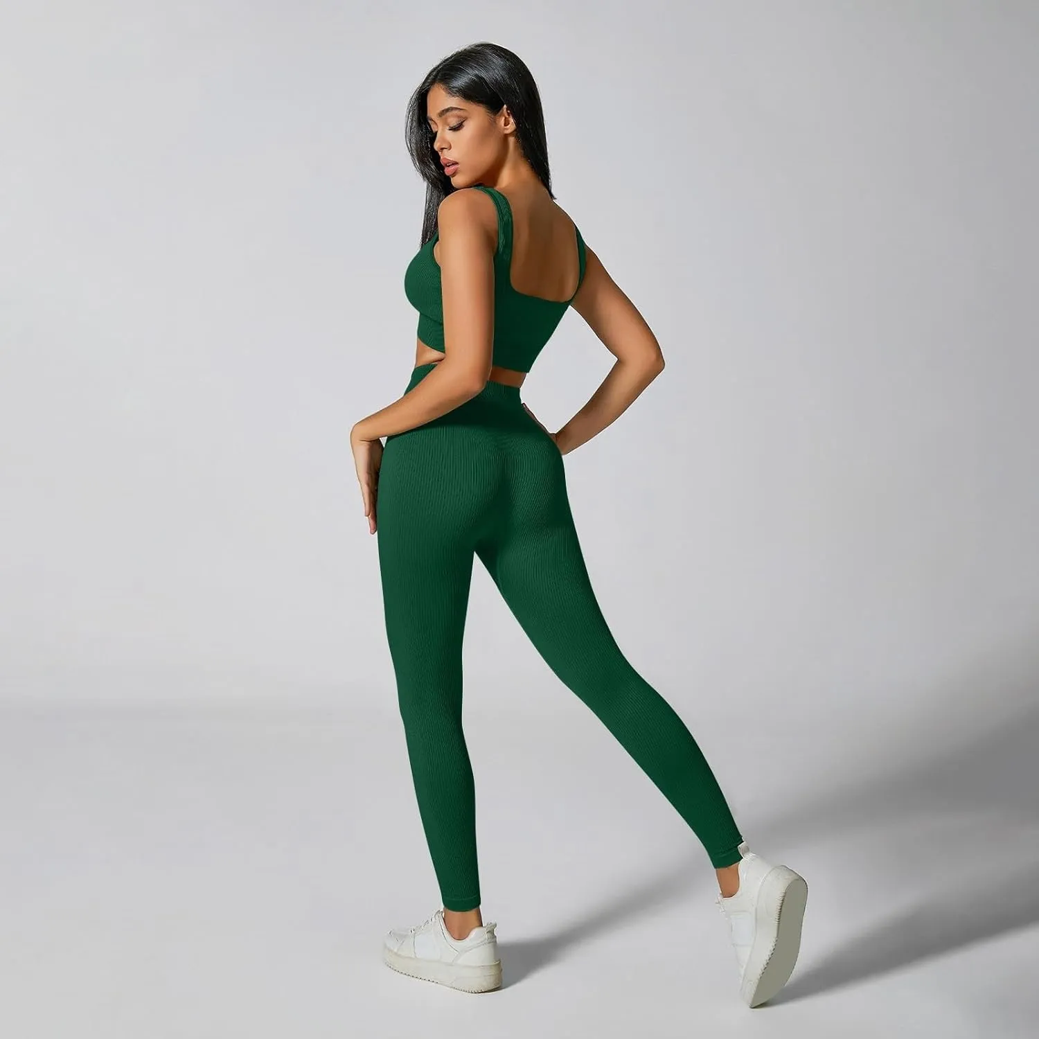 Women's High-Waisted Yoga Pants Butt Lifting Soft Lounge Active Stretchy Yoga Leggings