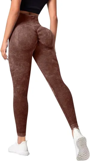 Womens Highwaisted Yoga Pants Butt Lifting Casual Lounge Gym Stretchy Yoga Leggings