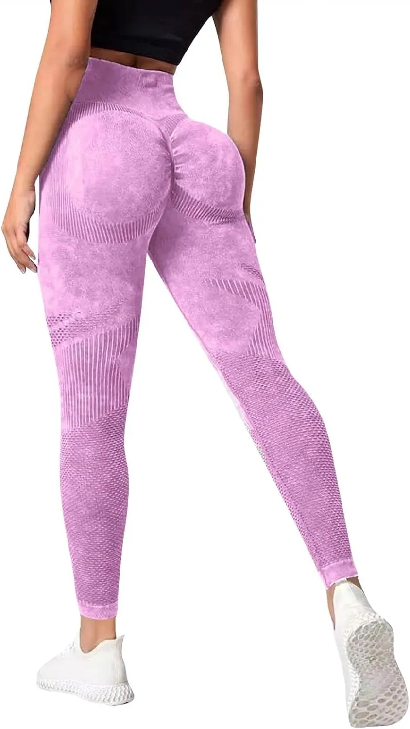 Womens Highwaisted Yoga Pants Butt Lifting Casual Lounge Gym Stretchy Yoga Leggings
