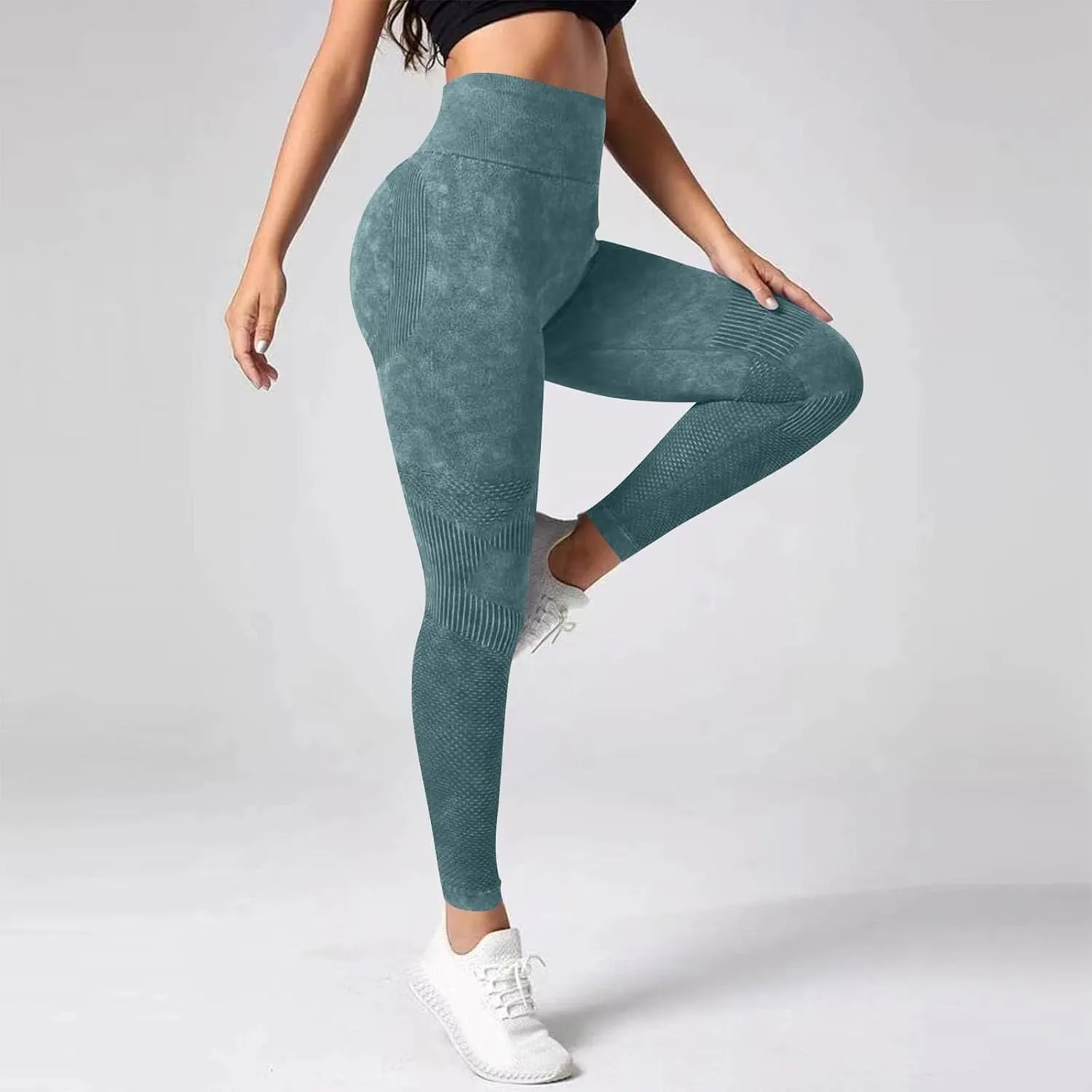 Womens Highwaisted Yoga Pants Butt Lifting Casual Lounge Gym Stretchy Yoga Leggings