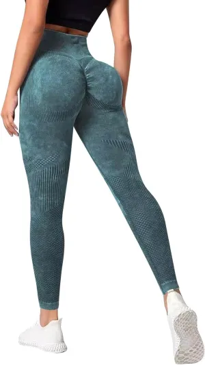 Womens Highwaisted Yoga Pants Butt Lifting Casual Lounge Gym Stretchy Yoga Leggings