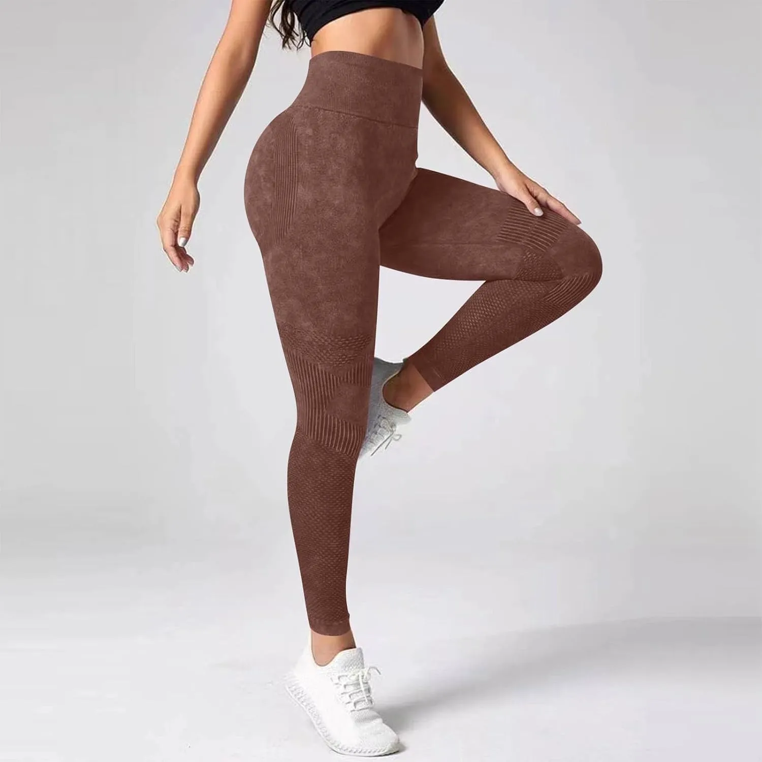 Womens Highwaisted Yoga Pants Butt Lifting Casual Lounge Gym Stretchy Yoga Leggings