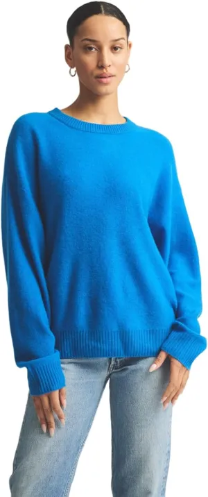Women's Lightweight Reversible Cashmere Crewneck Sweater