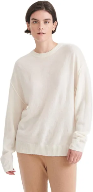 Women's Lightweight Reversible Cashmere Crewneck Sweater