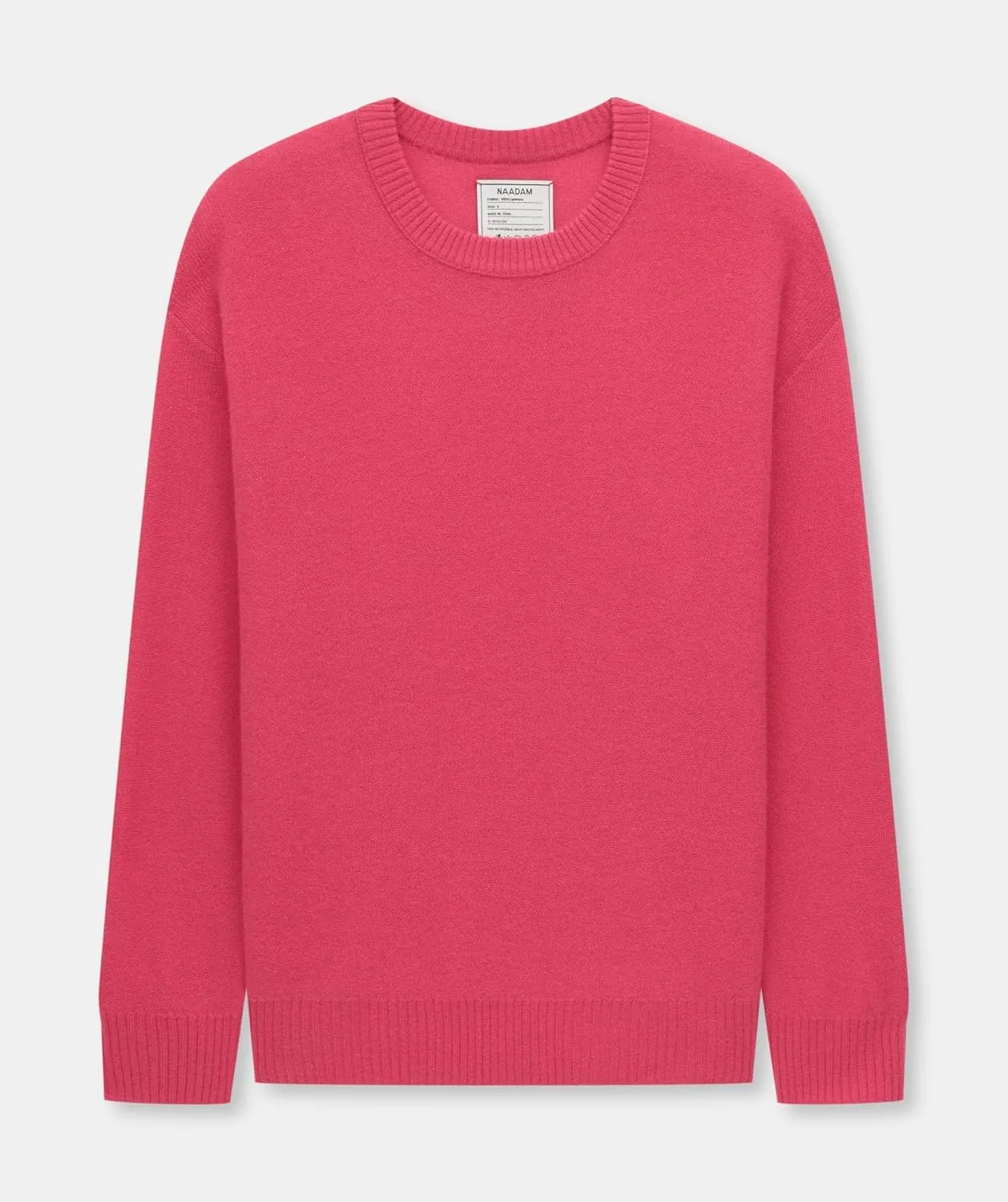 Women's Lightweight Reversible Cashmere Crewneck Sweater
