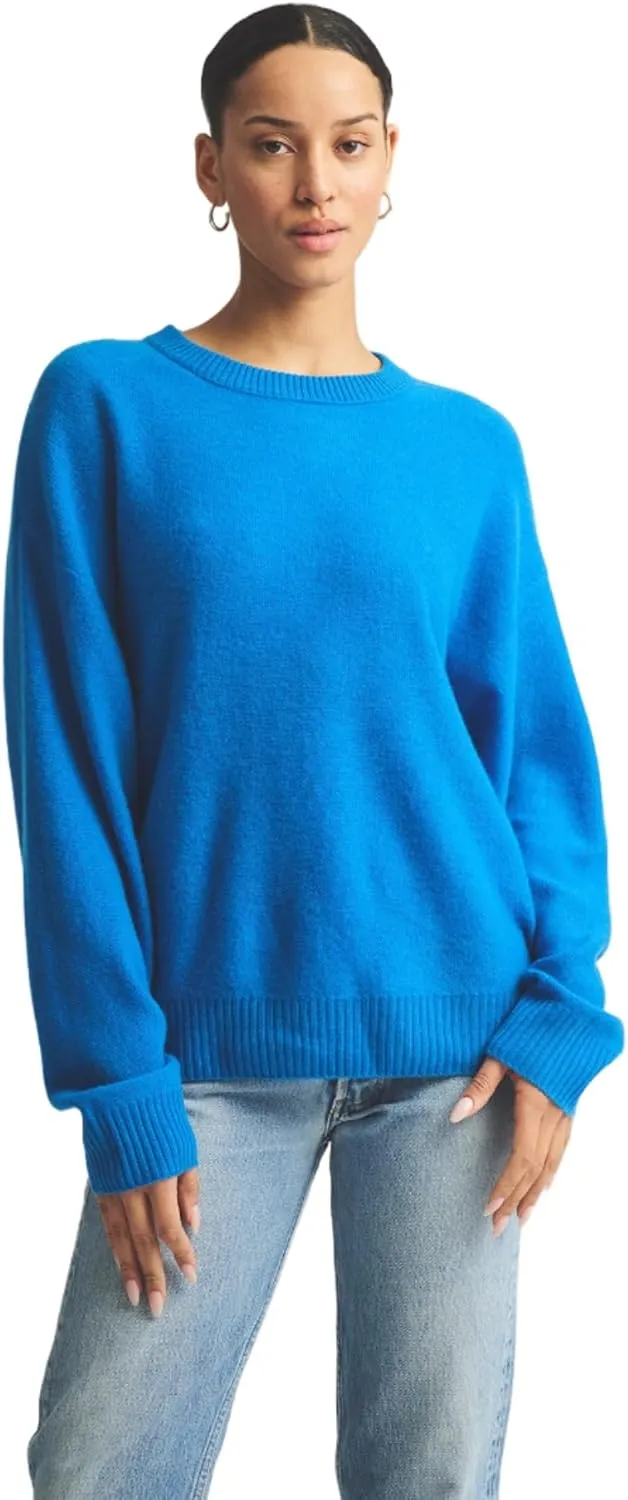 Women's Lightweight Reversible Cashmere Crewneck Sweater