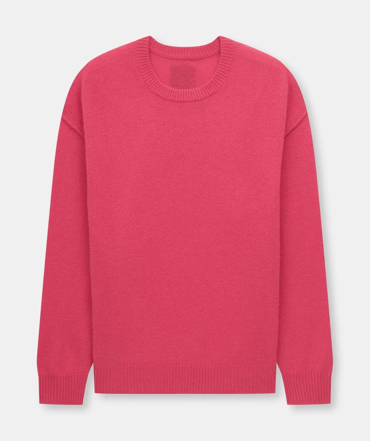 Women's Lightweight Reversible Cashmere Crewneck Sweater