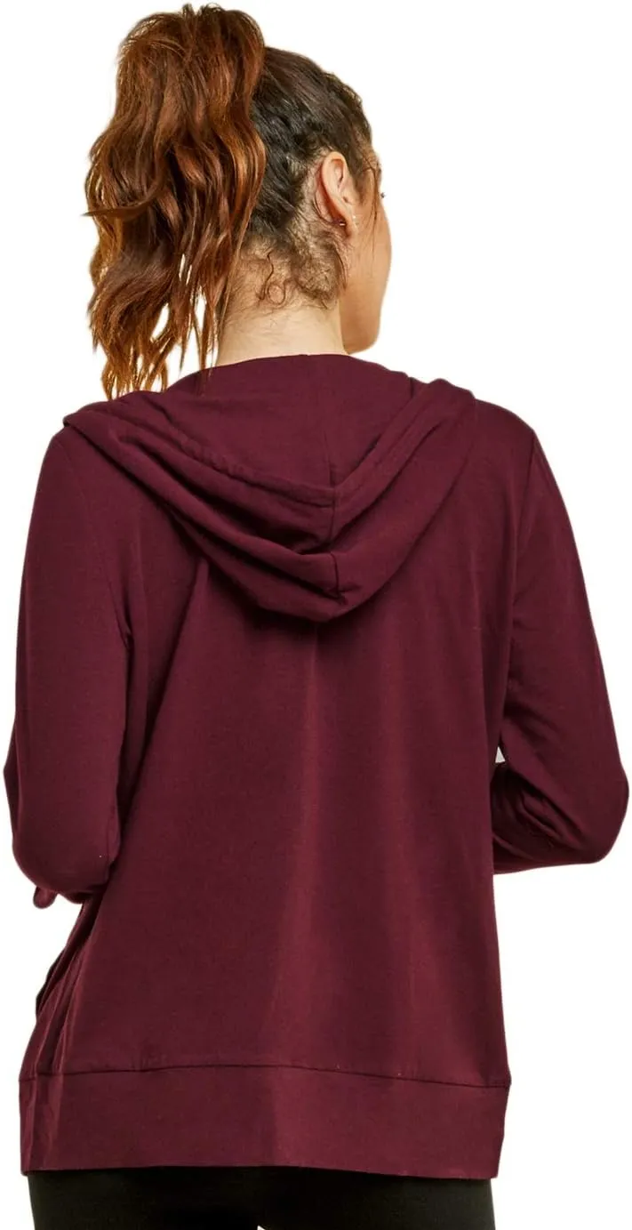 Women's Thin Cotton Zip Up Hoodie Jacket