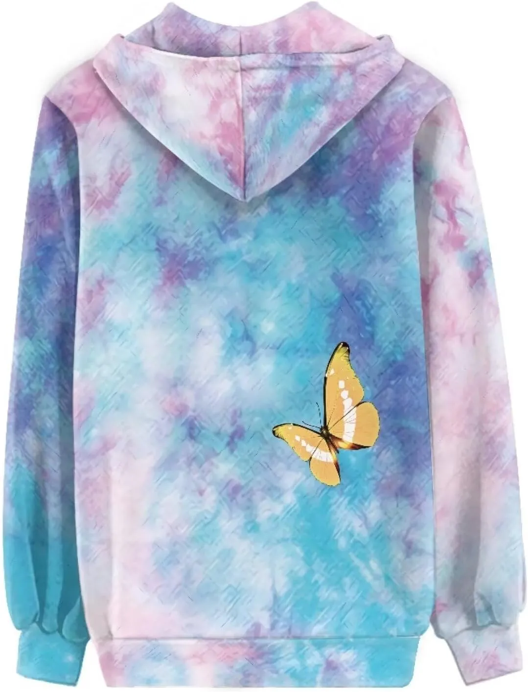 Womens Tie Dye Sweatshirt Merry And Bright Sweatshirt Zip Up Hoodie