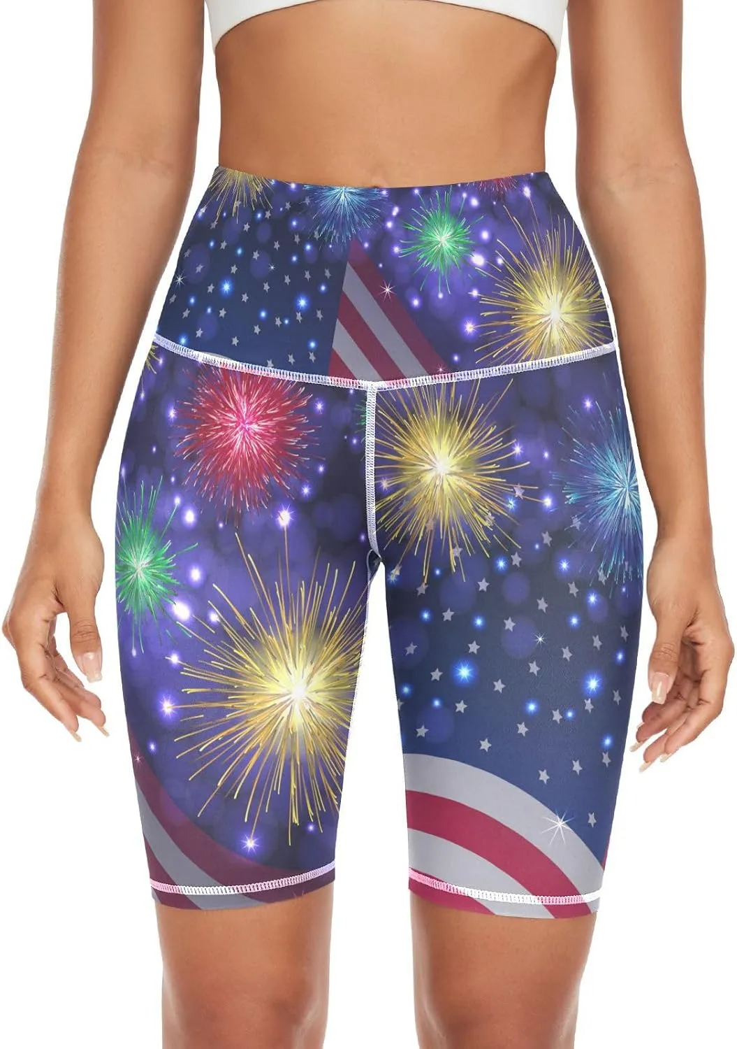 Women's Tummy Control Yoga Leggings, Shorts with Back Pocket, Capri Pants XS-XXL