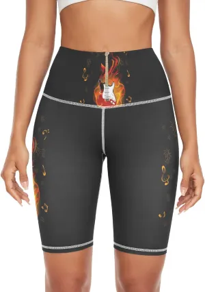 Women's Tummy Control Yoga Leggings, Shorts with Back Pocket, Capri Pants XS-XXL